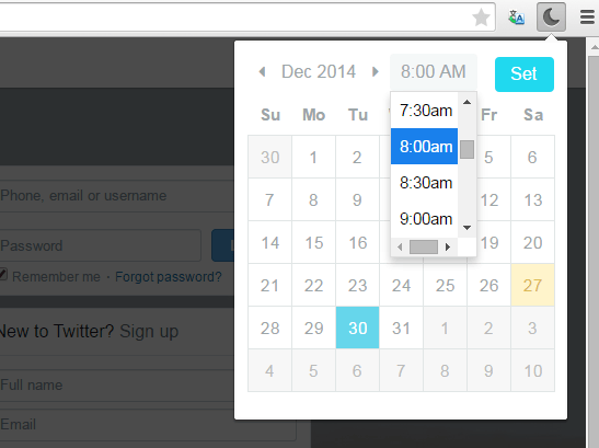 snooze tabs in Chrome b