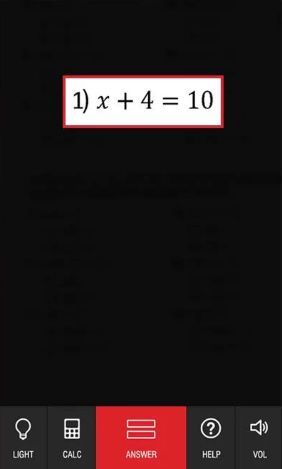 solve math problems by taking a photo Android