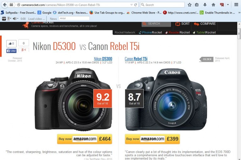 How to compare digital camera specifications online [Guide] dotTech