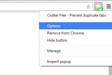 automatically close duplicate tabs in Chrome