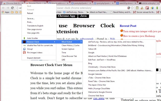 browser clock5