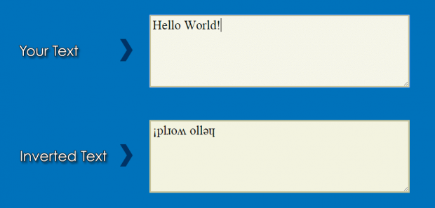 create inverted text online