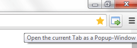open current tab as popup
