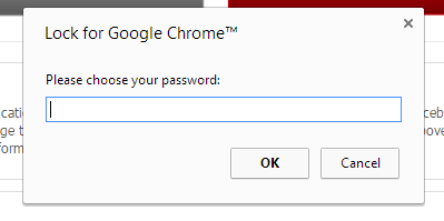 Lock for Google Chrome
