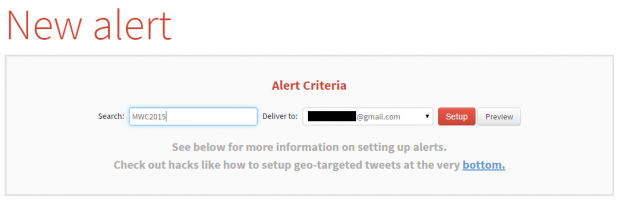 daily email alerts for Twitter