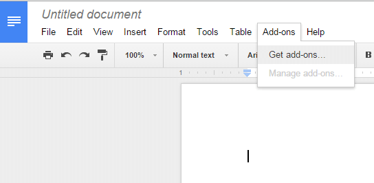 install uninstall add-ons in Google Docs b