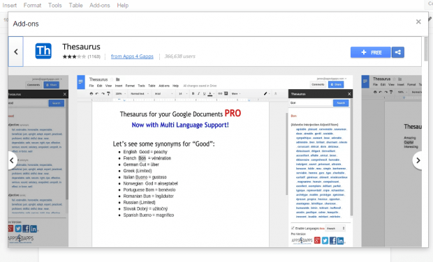 install uninstall add-ons in Google Docs d