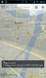 set transparent screen in Android c