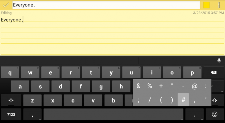 How To Easily Type Numbers And Special Characters In Android Tip 