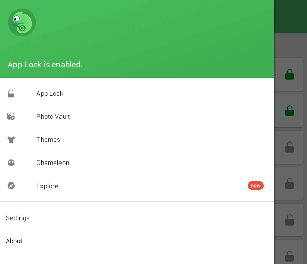 lock the dial pad Android c
