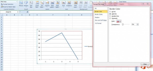 How to format the plot area of a graph or chart in Excel [Tip] | dotTech