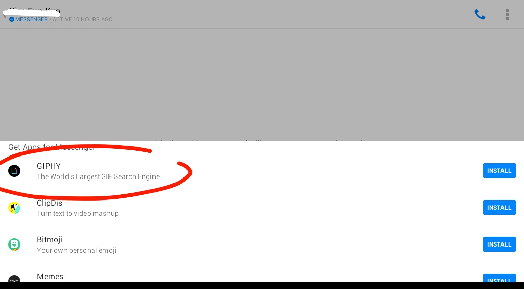 how to use gifs on facebook messenger