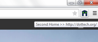 set a second homepage for Chrome c