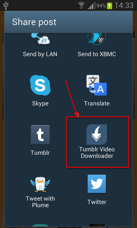 download video from tumblr app