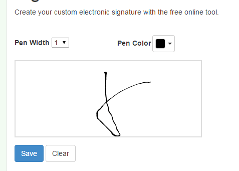 create online signature