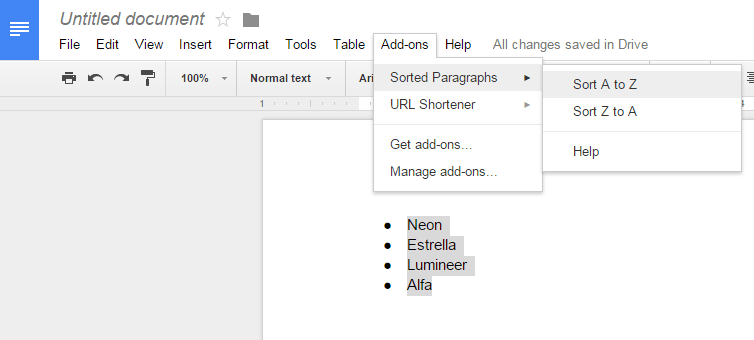 How To Sort A List Alphabetically In Google Docs Tip Reviews News 