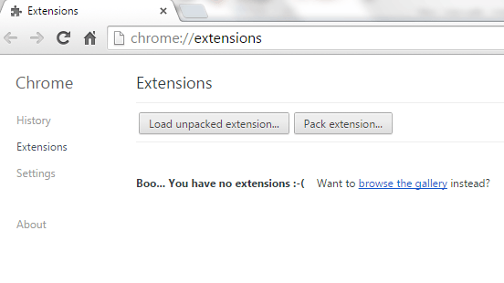 Install extensions manually in Chrome b