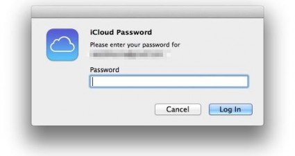 iCloud password