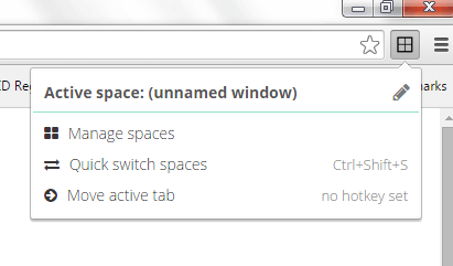 manage windows as a workspace Chrome b