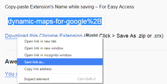 save CRX file of Chrome extension