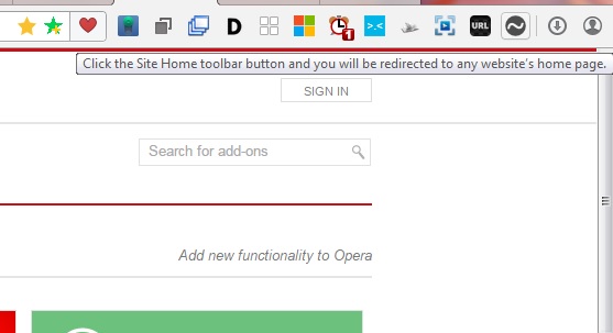 add home button to safari toolbar