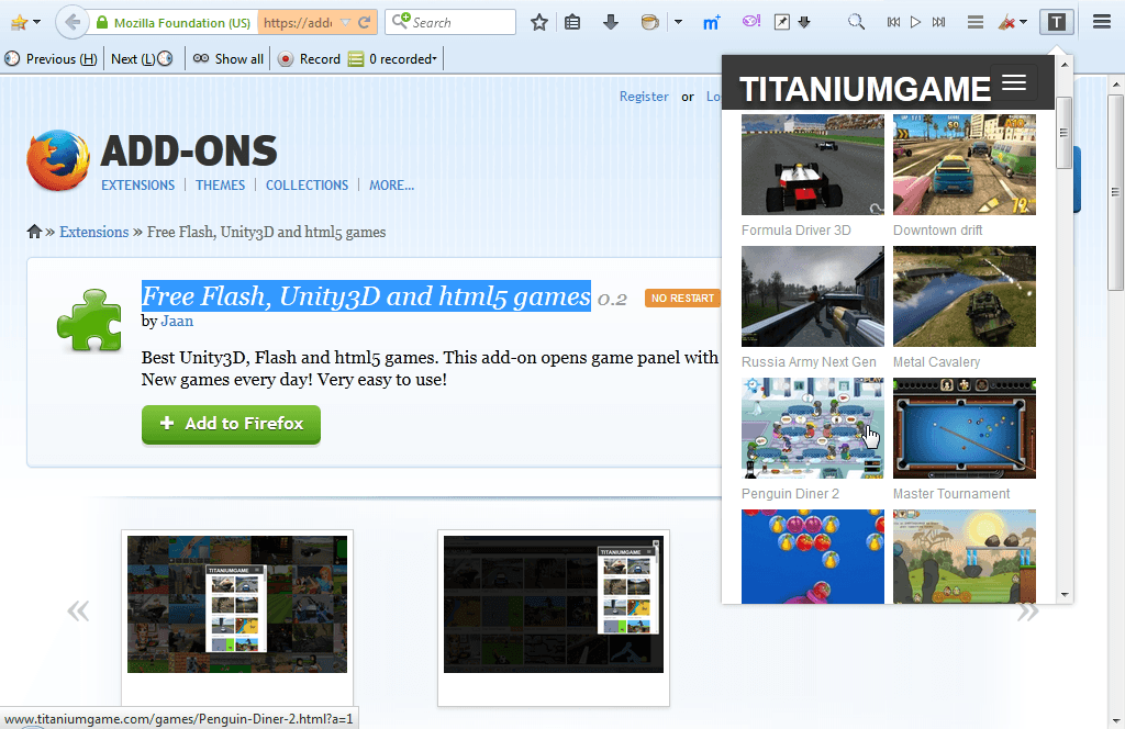 How to quickly play Flash, Unity 3D and HTML5 games in Firefox [Tip]