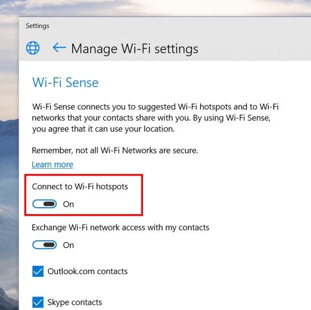 How to disable autoconnect to WiFi hotspots in Windows 10 [Tip] dotTech