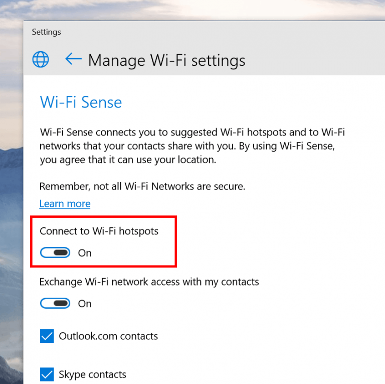 How to disable autoconnect to WiFi hotspots in Windows 10 [Tip] dotTech