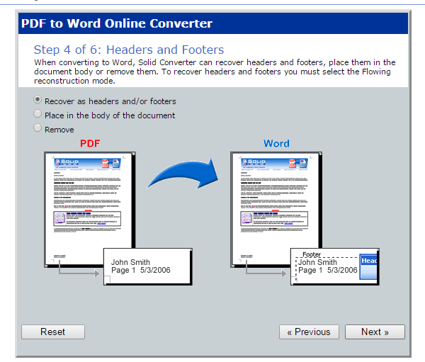 PDF to Word online d