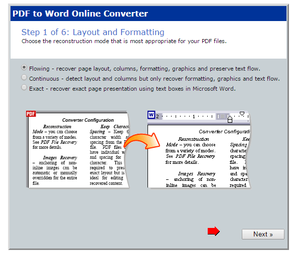 PDF to Word online