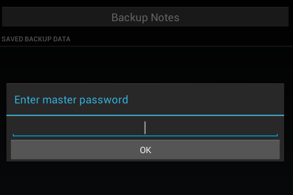 back up and restore data ColorNote d