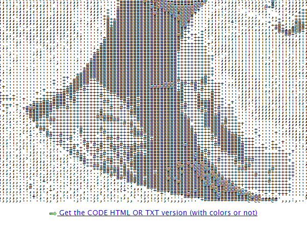 Esta web convierte fácilmente cualquier imagen en ASCII Art