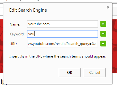 custom search engine Chrome b
