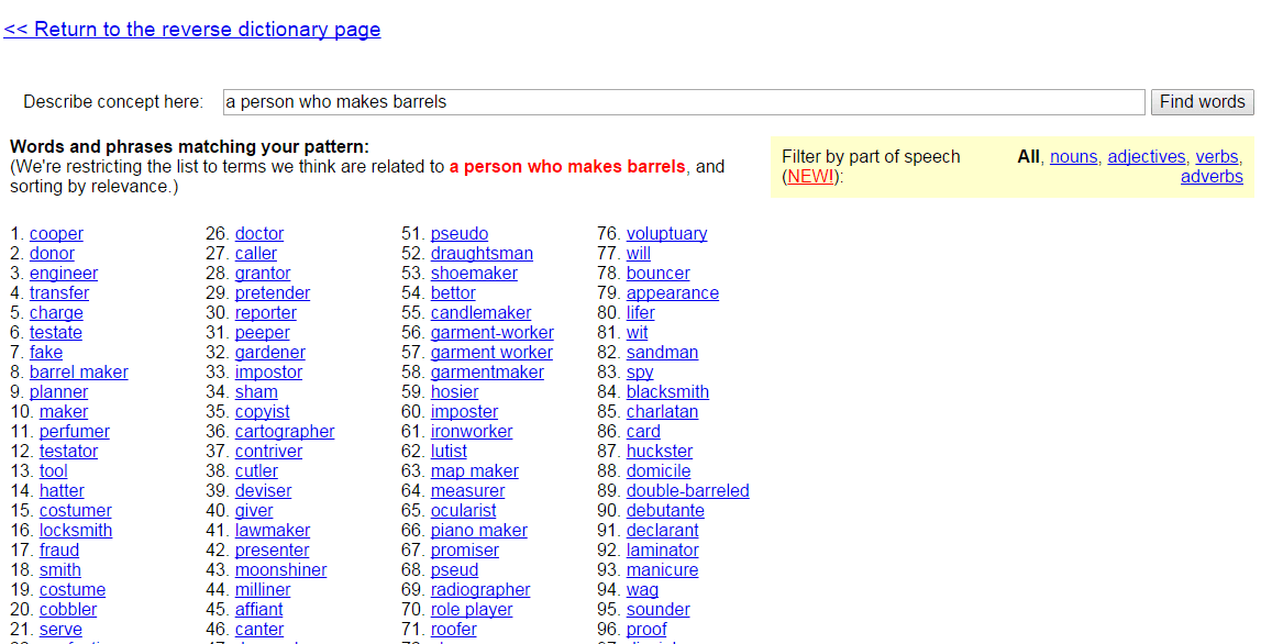 How to find a word by phrase, concept or definition online [Tip] | dotTech