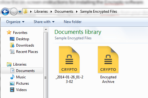 encrypt files you send in Windows d