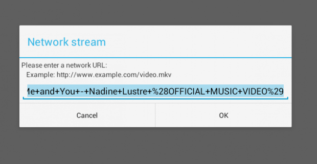 network stream MX Player