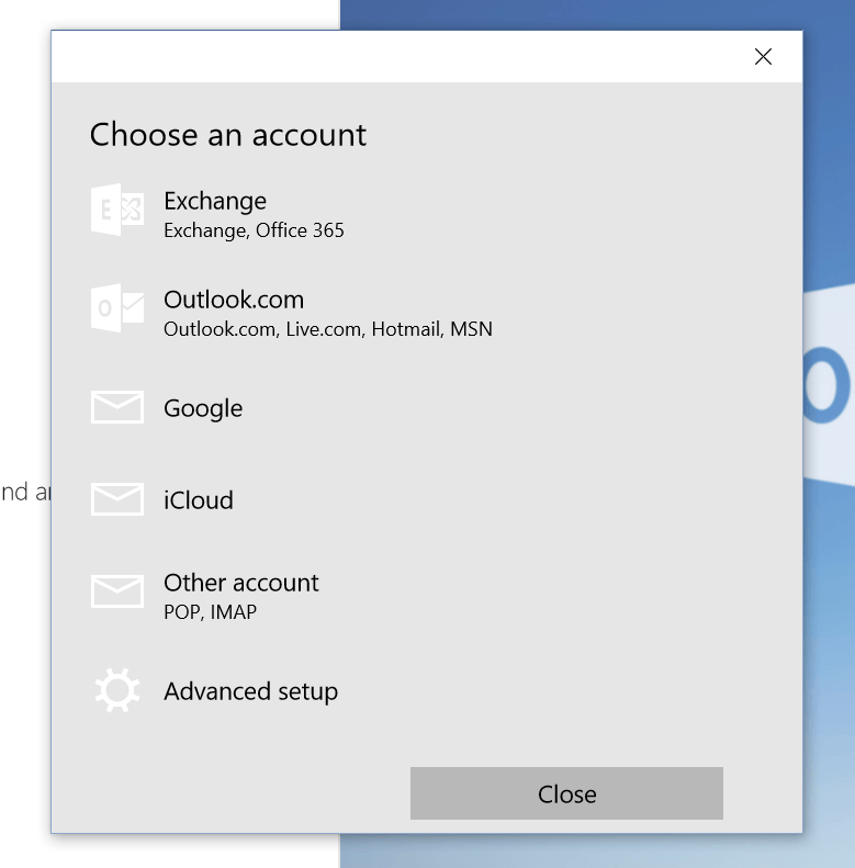How to create an outlook email account