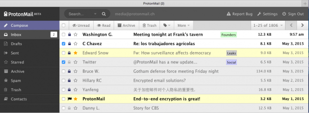send encrypted emails ProtonMail
