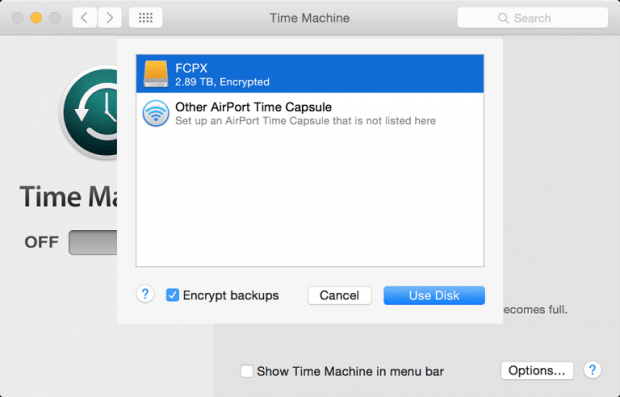 how to do time machine backup mac