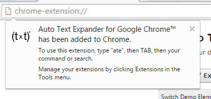 auto text expander extension chrome