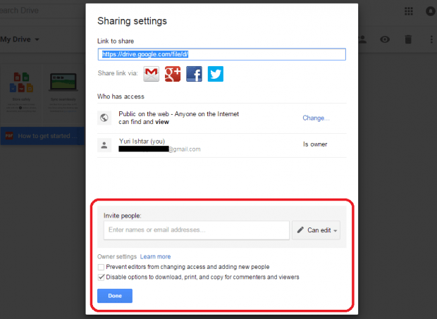 disable download copy for shared files Google Drive b
