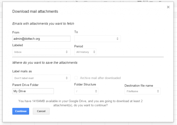 download Gmail attachments at once c