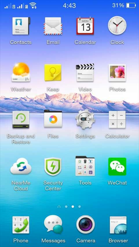 screenshots Oppo phones