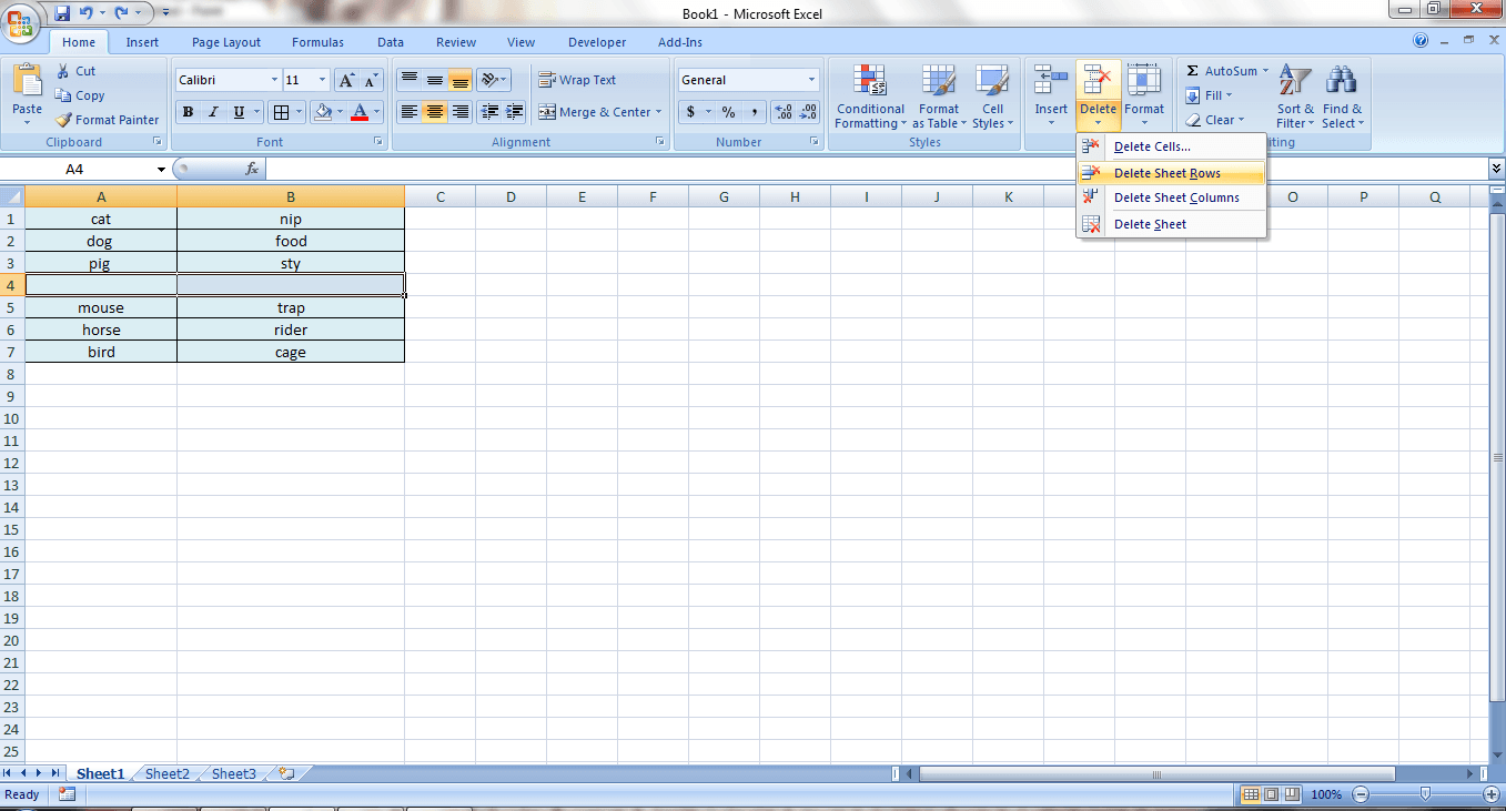 How To Delete All Blank Rows At Once In Excel Tip DotTech