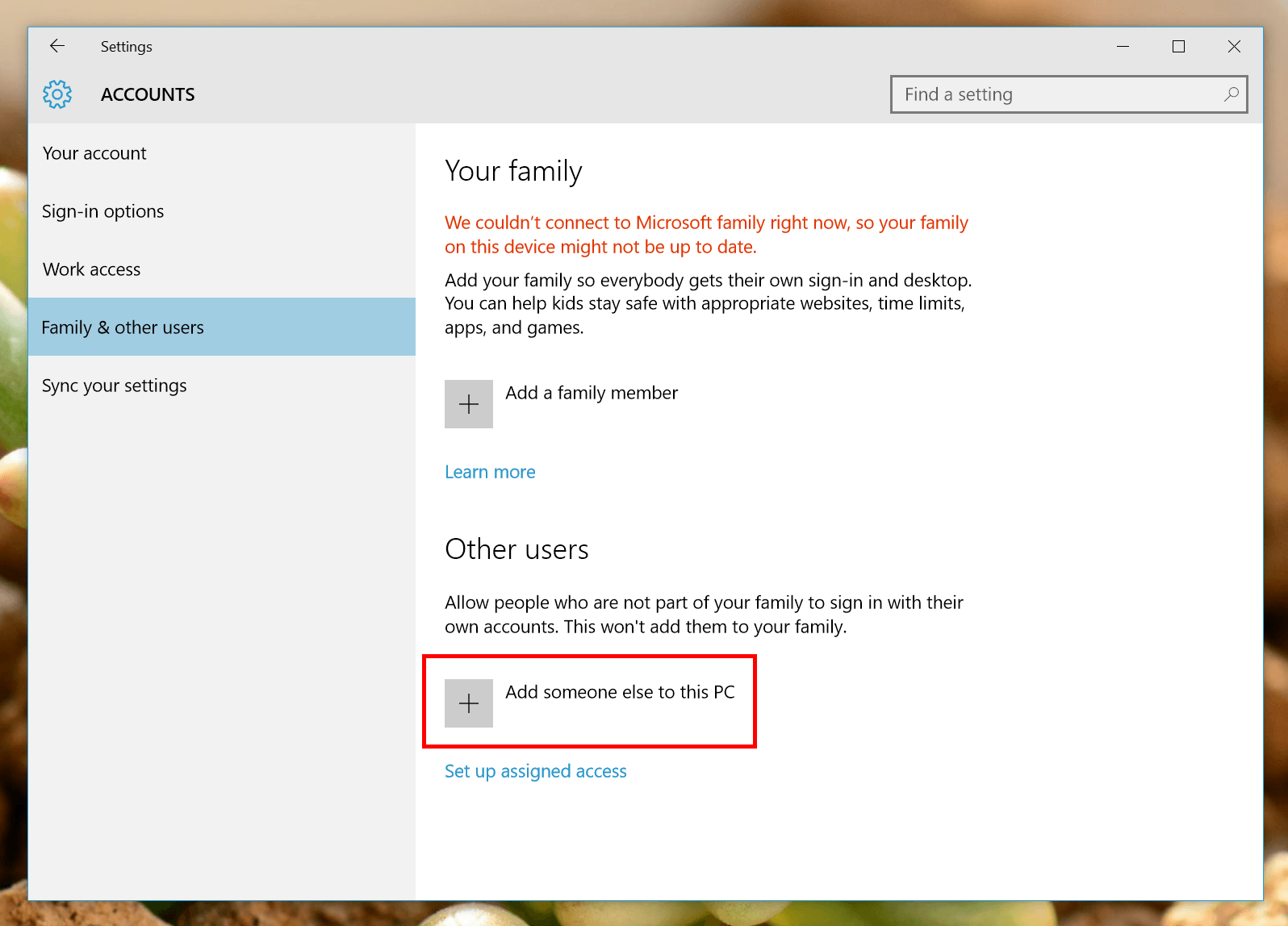 how to add a user account to windows 10
