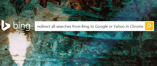 redirect all Bing searches to Google in Chrome b