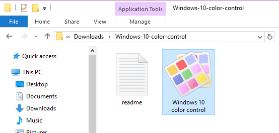 set custom window border color Windows 10