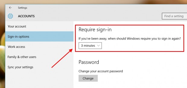 How to change password timeout in Windows 10 [Tip] | dotTech