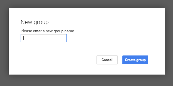 sort contacts by group Gmail b