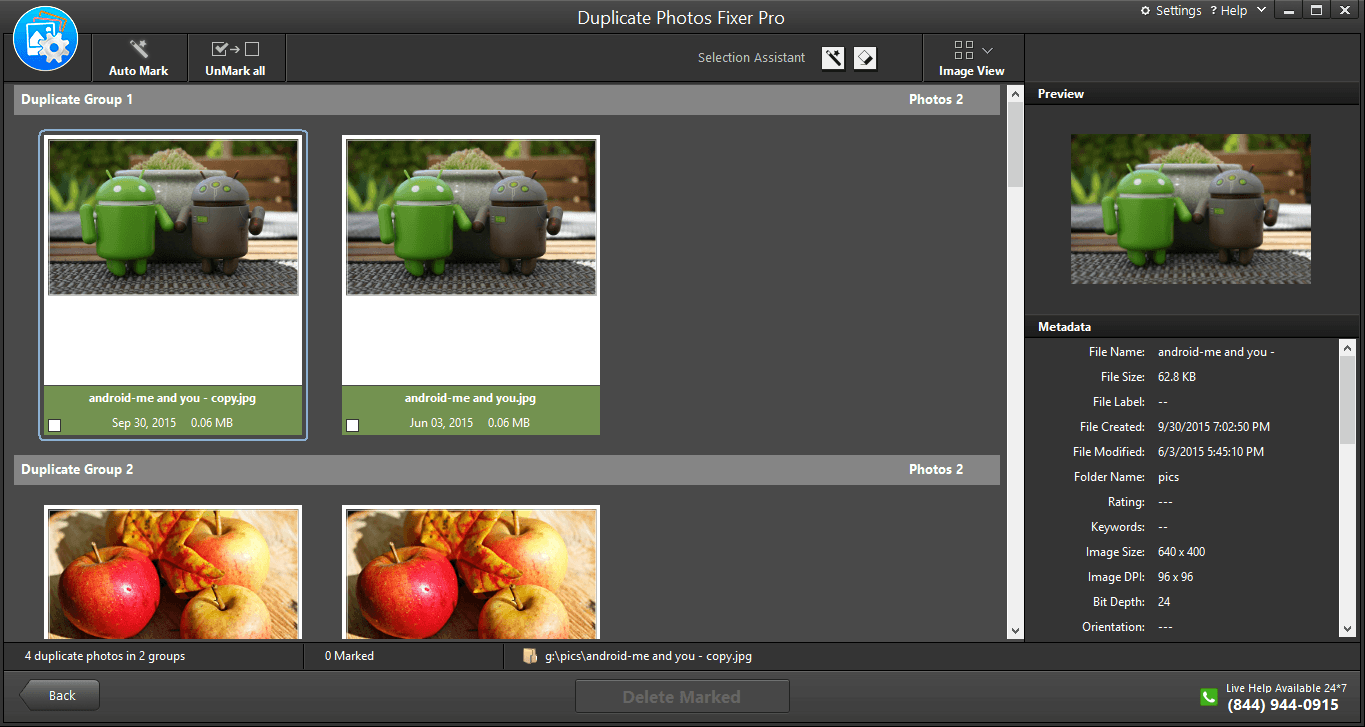 duplicate photo fixer pro cants add photos library